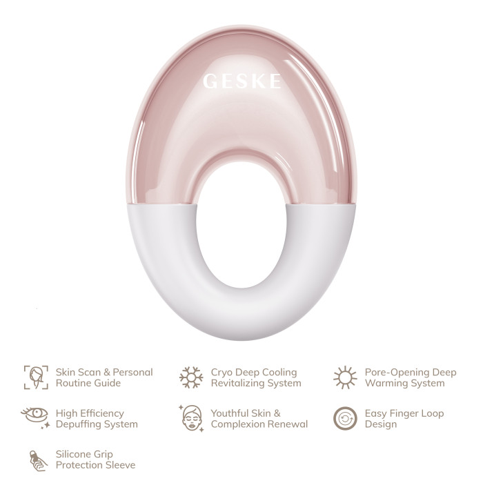 Масажер для очей GESKE Cool&Warm Eye Massager 7в1 starlight