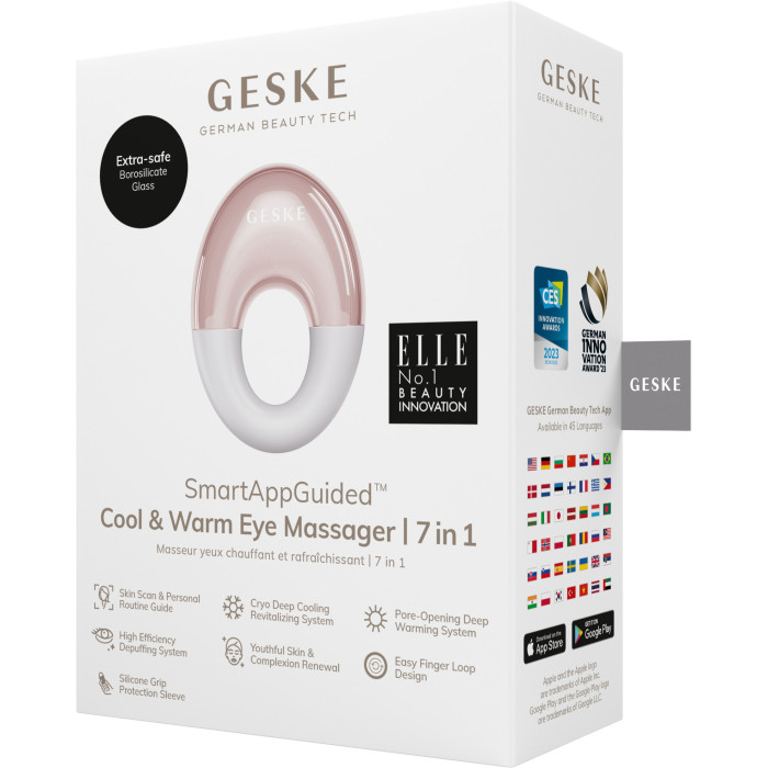Масажер для очей GESKE Cool&Warm Eye Massager 7в1 starlight