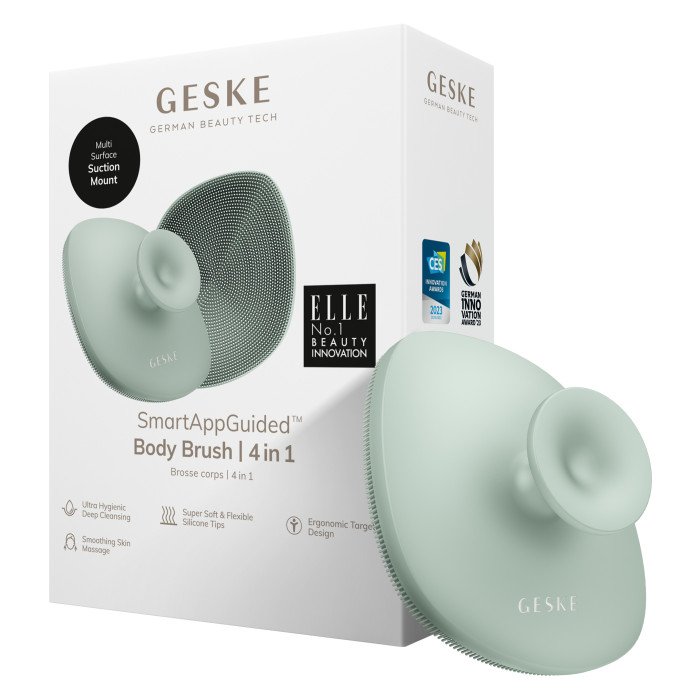 Щітка для тіла GESKE Body Brush 4в1 green