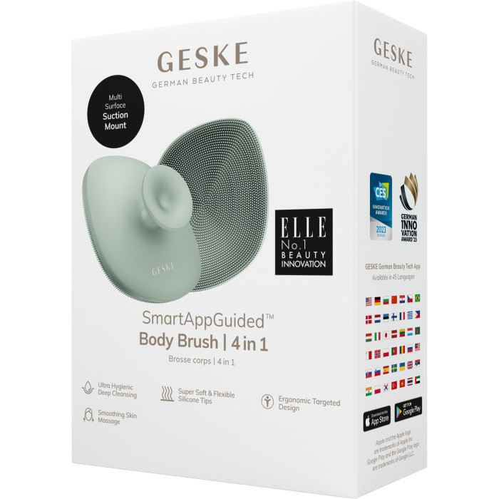 Щітка для тіла GESKE Body Brush 4в1 green
