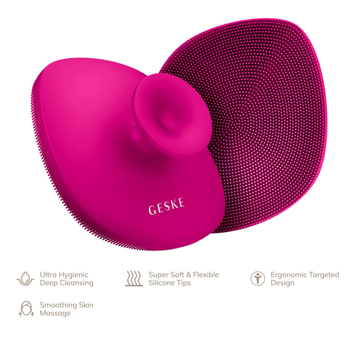 Щітка для тіла GESKE Body Brush 4в1 magenta