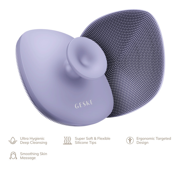 Щітка для тіла GESKE Body Brush 4в1 purple