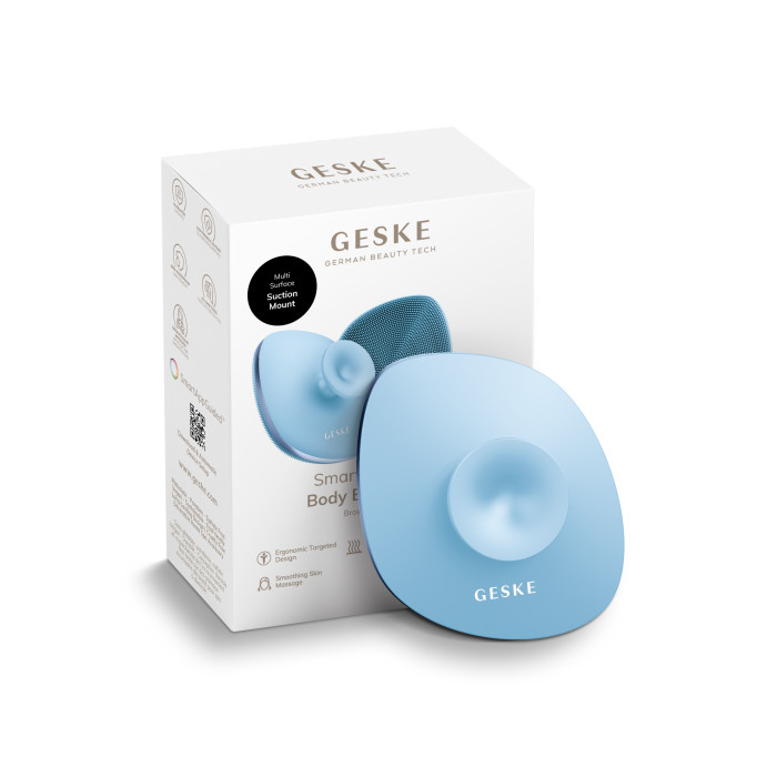 Щітка для тіла GESKE Body Brush metal 4в1 aquamarine
