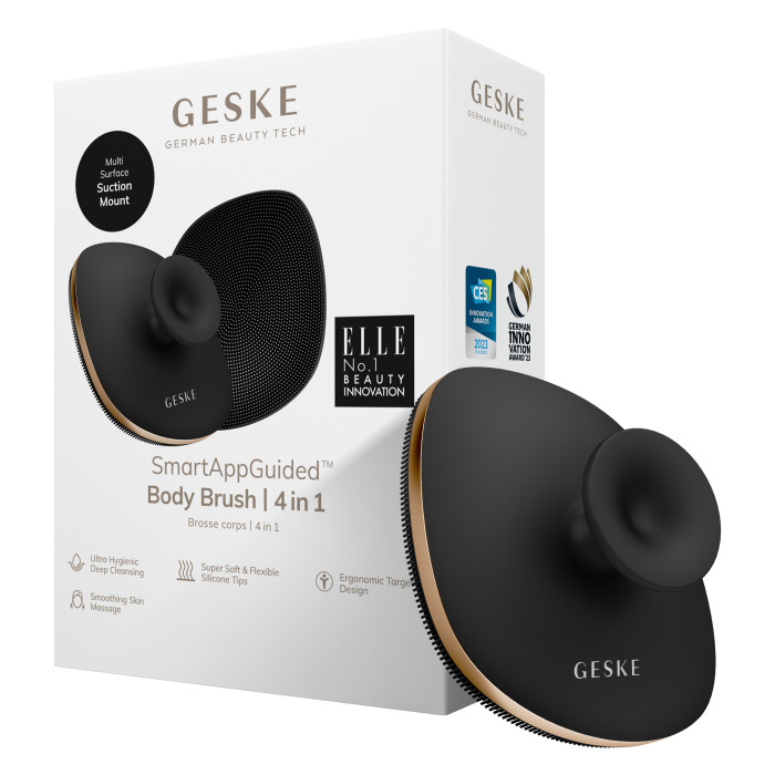Щітка для тіла GESKE Body Brush metal 4в1 gray