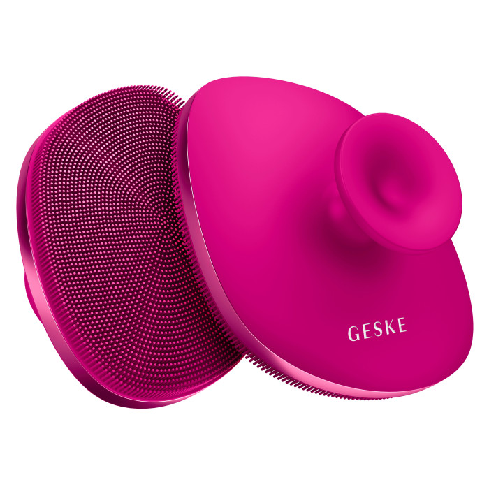 Щітка для тіла GESKE Body Brush metal 4в1 magenta