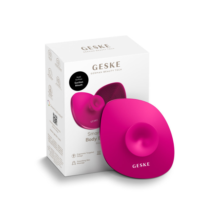 Щітка для тіла GESKE Body Brush metal 4в1 magenta