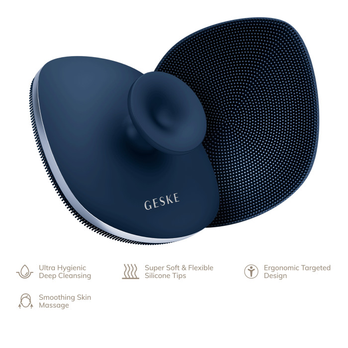 Щітка для тіла GESKE Body Brush metal 4в1 midnight