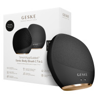Ультразвукова щітка для тіла та інтенсивний пілінг GESKE Sonic Body Brush&Intensive Exfoliator 7в1 gray