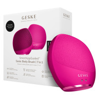 Ультразвукова щітка для тіла та інтенсивний пілінг GESKE Sonic Body Brush&Intensive Exfoliator 7в1 magenta