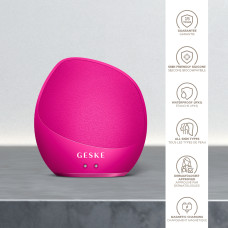 Ультразвукова щітка для тіла та інтенсивний пілінг GESKE Sonic Body Brush&Intensive Exfoliator 7в1 magenta