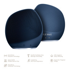 Ультразвукова щітка для тіла та інтенсивний пілінг GESKE Sonic Body Brush&Intensive Exfoliator 7в1 midnight