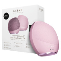 Ультразвукова щітка для тіла та інтенсивний пілінг GESKE Sonic Body Brush&Intensive Exfoliator 7в1 pink