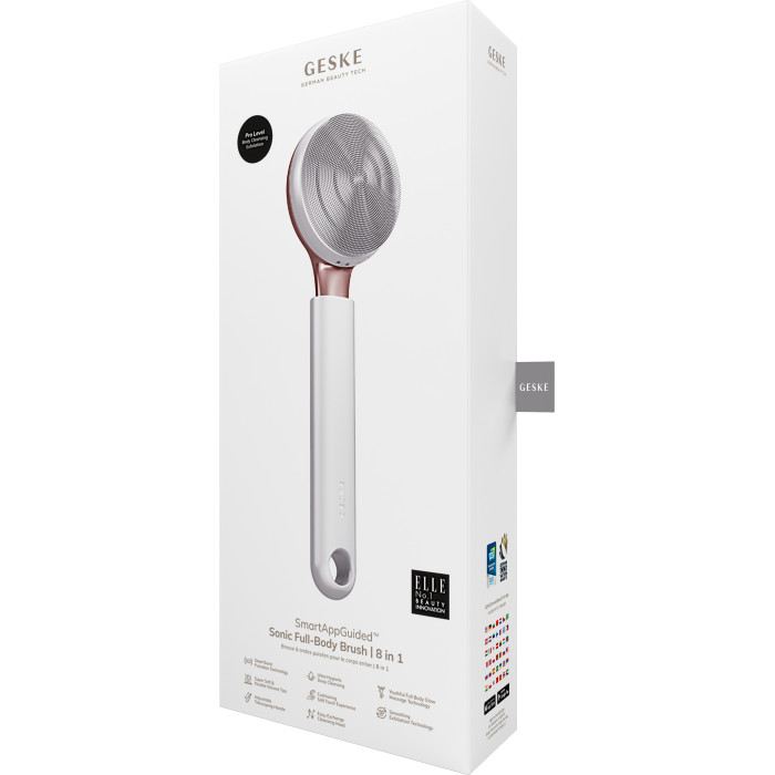 Ультразвукова щітка для всього тіла GESKE Sonic Full-Body Brush&Intensive Exfoliator 8в1 starlight