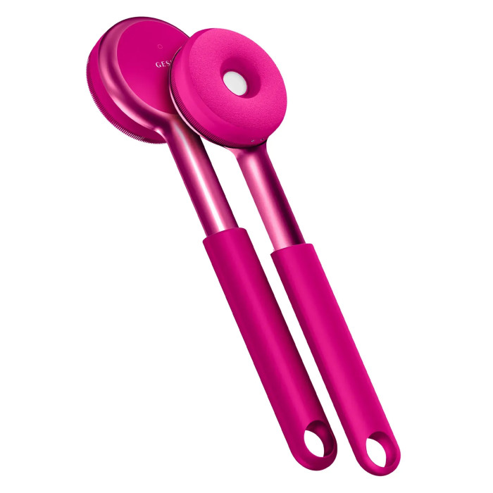 Звукова світлодіодна щітка для всього тіла GESKE Sonic LED Full-Body Brush&Intensive Exfoliator 9в1 magenta
