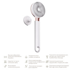 Звукова світлодіодна щітка для всього тіла GESKE Sonic LED Full-Body Brush&Intensive Exfoliator 9в1 starlight
