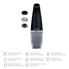 Очищуючий засіб для обличчя GESKE Aqua-Stream Face Cleanser 8в1 black