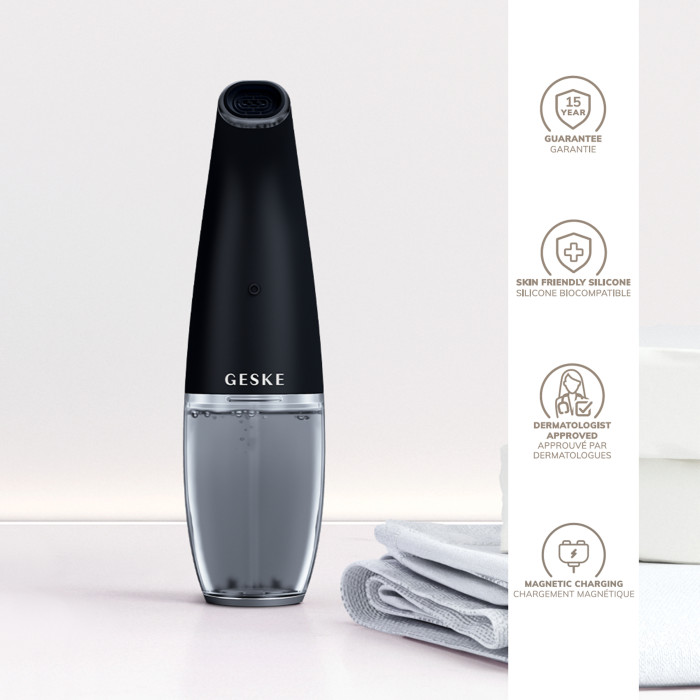 Очищуючий засіб для обличчя GESKE Aqua-Stream Face Cleanser 8в1 black