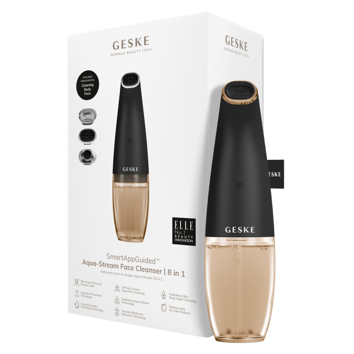Очищуючий засіб для обличчя GESKE Aqua-Stream Face Cleanser 8в1 gray