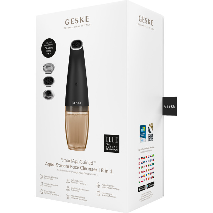 Очищуючий засіб для обличчя GESKE Aqua-Stream Face Cleanser 8в1 gray