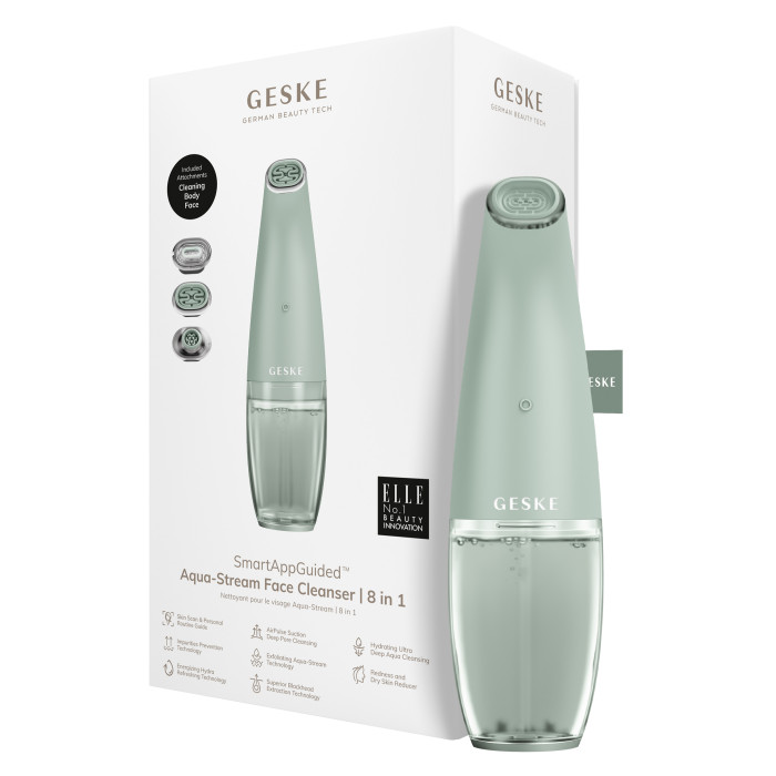 Очищуючий засіб для обличчя GESKE Aqua-Stream Face Cleanser 8в1 green