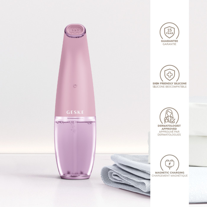 Очищуючий засіб для обличчя GESKE Aqua-Stream Face Cleanser 8в1 pink
