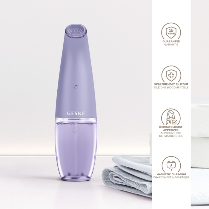 Очищуючий засіб для обличчя GESKE Aqua-Stream Face Cleanser 8в1 purple