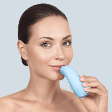 Пристрій для збільшення об'єму губ GESKE Lip Volumizer&Booster 6в1 aquamarine