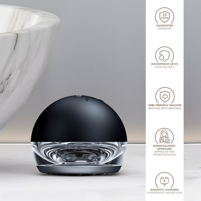 Масажер для підтяжки шкіри обличчя GESKE Anti-aging Skin Tightener 6в1 black