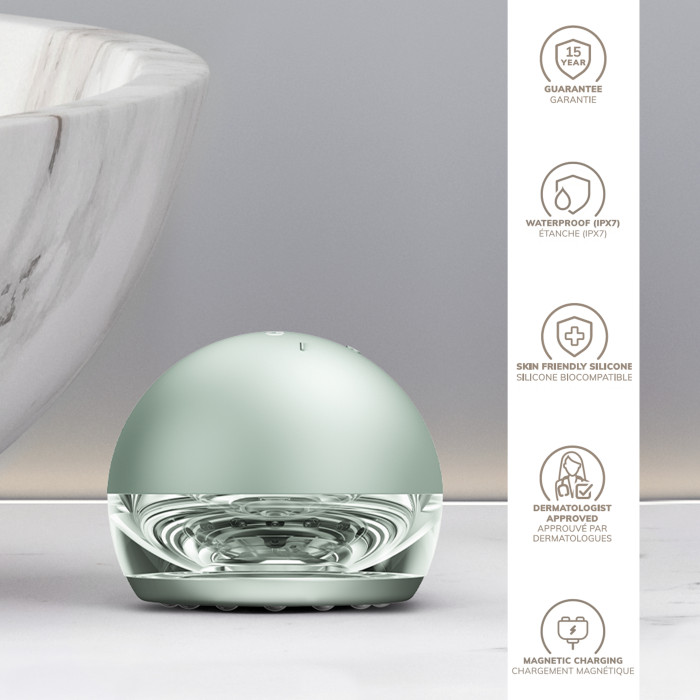 Масажер для підтяжки шкіри обличчя GESKE Anti-aging Skin Tightener 6в1 green