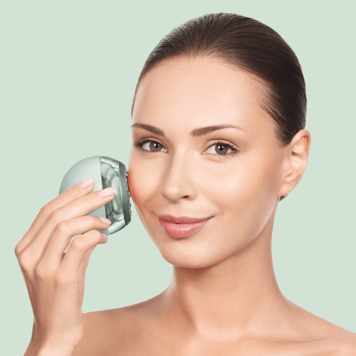 Масажер для підтяжки шкіри обличчя GESKE Anti-aging Skin Tightener 6в1 green
