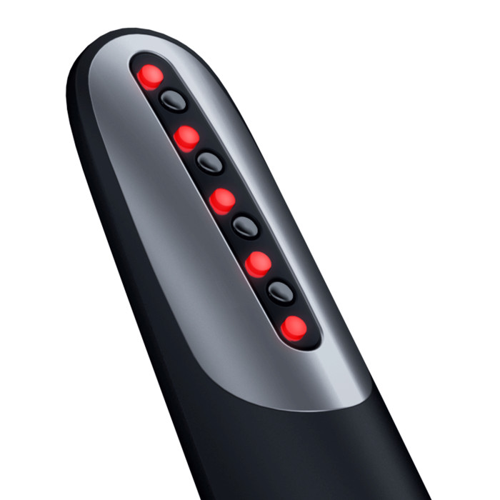 Пристрій для зміцнення і тонізації шкіри обличчя GESKE Skin Firming Wand 7в1 black