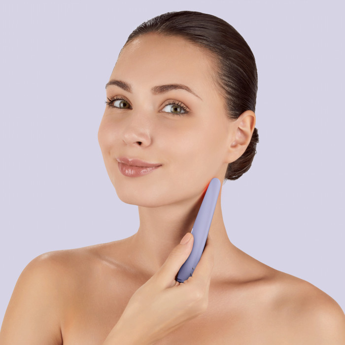 Пристрій для зміцнення і тонізації шкіри обличчя GESKE Skin Firming Wand 7в1 purple
