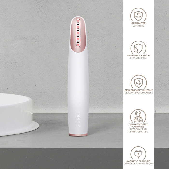 Пристрій для зміцнення і тонізації шкіри обличчя GESKE Skin Firming Wand 7в1 starlight