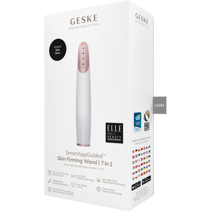Пристрій для зміцнення і тонізації шкіри обличчя GESKE Skin Firming Wand 7в1 starlight