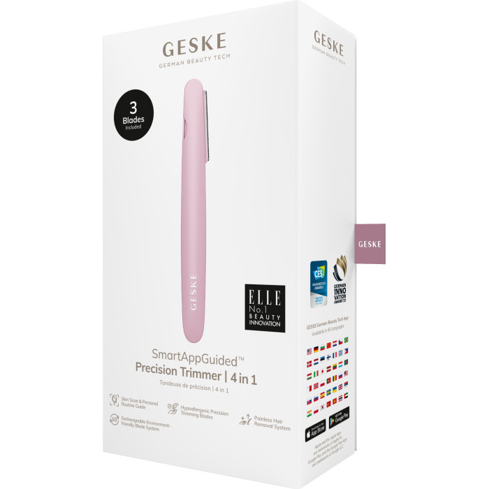 Тример GESKE Precision Trimmer 4в1 pink