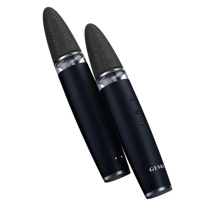 Шліфувальна пилка для стоп з додатковими насадками GESKE Electric Pumice Foot Smoothing Multi-Pen 8в1 black