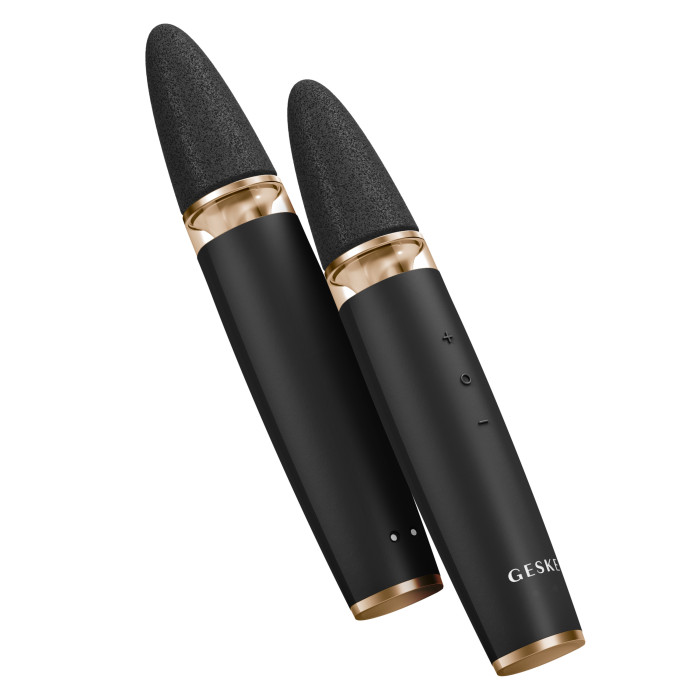 Шліфувальна пилка для стоп з додатковими насадками GESKE Electric Pumice Foot Smoothing Multi-Pen 8в1 gray