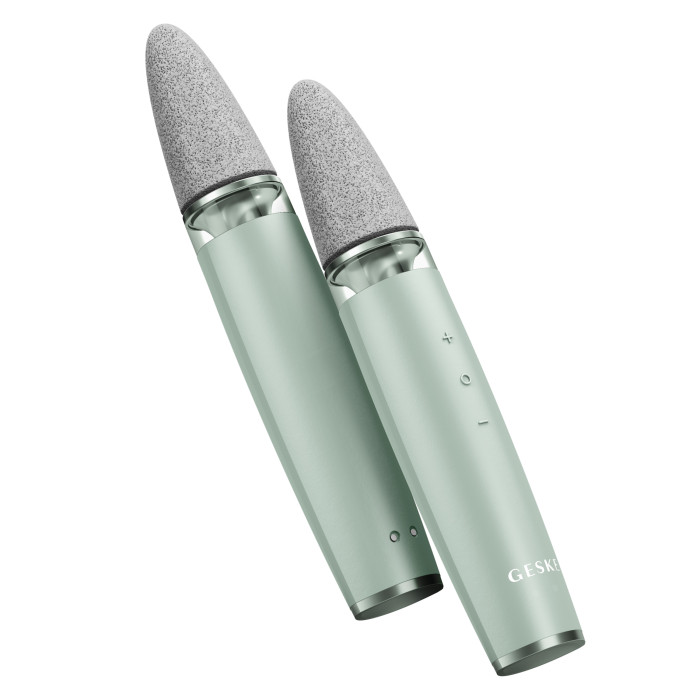 Шліфувальна пилка для стоп з додатковими насадками GESKE Electric Pumice Foot Smoothing Multi-Pen 8в1 green