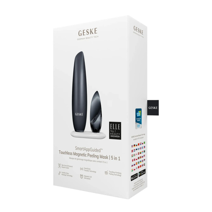 Безконтактна магнітна пілінг-маска GESKE Touchless Magnetic Peeling Mask 5в1 black