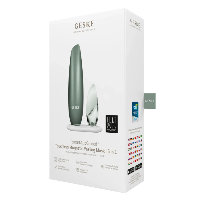 Безконтактна магнітна пілінг-маска GESKE Touchless Magnetic Peeling Mask 5в1 green