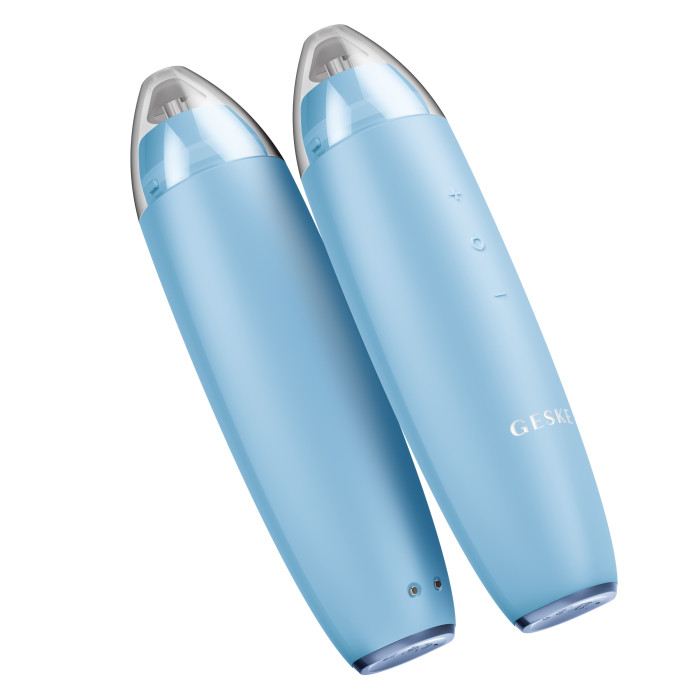 Мікродермабразійний пристрій для видалення чорних цяток GESKE MicroDermabrasion Blackhead Remover 7в1 aquamarine