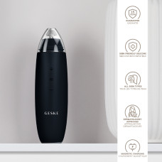 Мікродермабразійний пристрій для видалення чорних цяток GESKE MicroDermabrasion Blackhead Remover 7в1 black