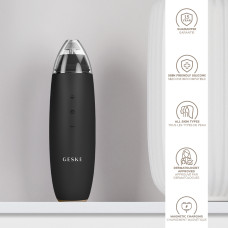 Мікродермабразійний пристрій для видалення чорних цяток GESKE MicroDermabrasion Blackhead Remover 7в1 gray