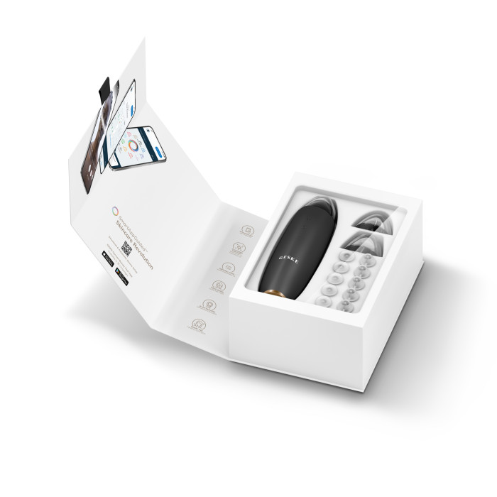 Мікродермабразійний пристрій для видалення чорних цяток GESKE MicroDermabrasion Blackhead Remover 7в1 gray