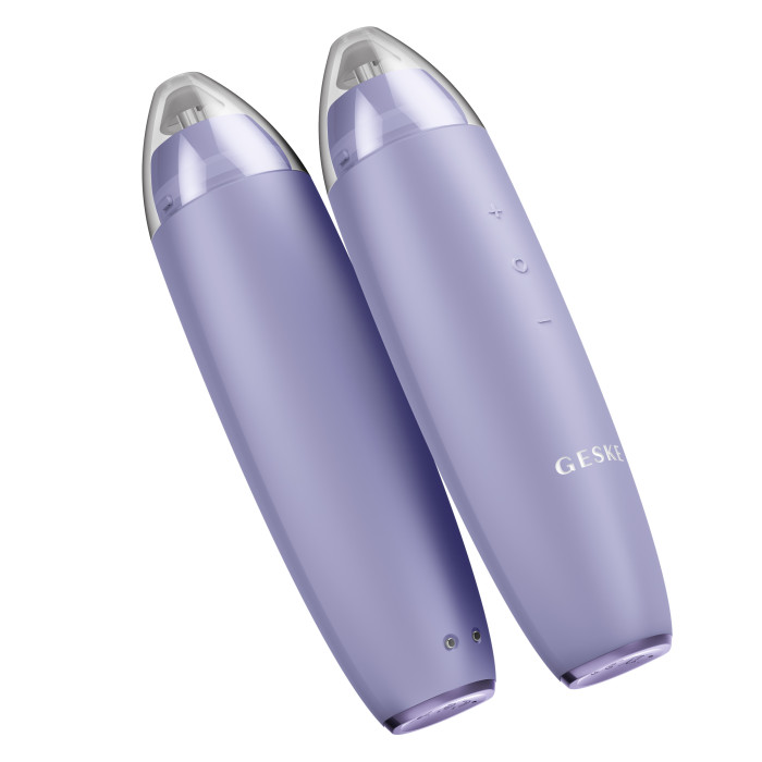 Мікродермабразійний пристрій для видалення чорних цяток GESKE MicroDermabrasion Blackhead Remover 7в1 purple