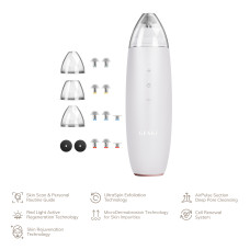 Мікродермабразійний пристрій для видалення чорних цяток GESKE MicroDermabrasion Blackhead Remover 7в1 starlight