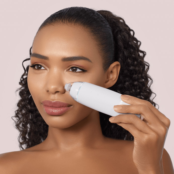 Мікродермабразійний пристрій для видалення чорних цяток GESKE MicroDermabrasion Blackhead Remover 7в1 starlight