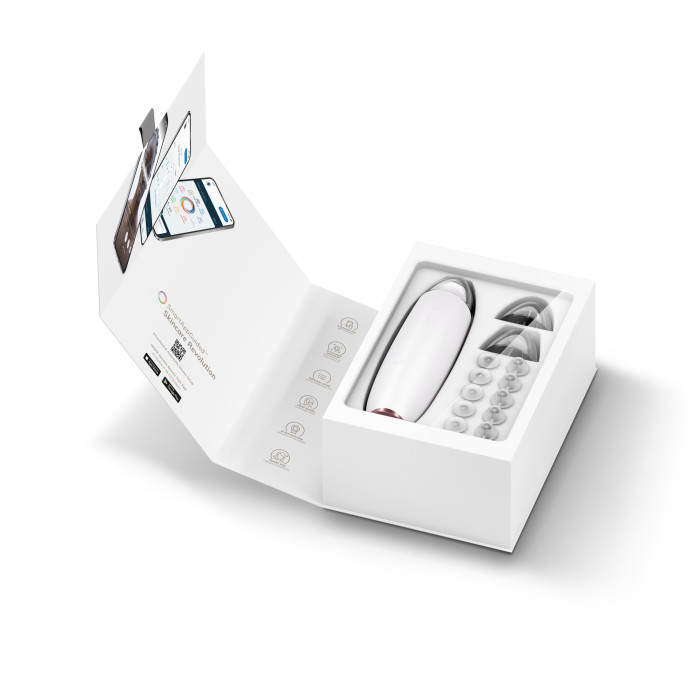 Мікродермабразійний пристрій для видалення чорних цяток GESKE MicroDermabrasion Blackhead Remover 7в1 starlight