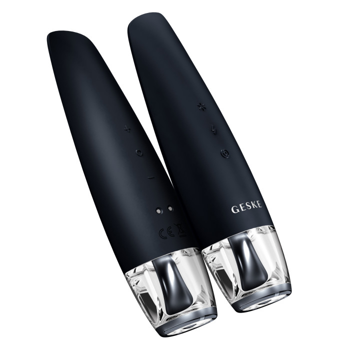 Антивіковий LED-випромінювач для відновлення шкіри обличчя GESKE Anti-Aging Skin Renewer 9в1 black