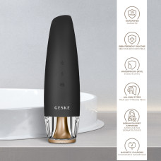 Антивіковий LED-випромінювач для відновлення шкіри обличчя GESKE Anti-Aging Skin Renewer 9в1 gray